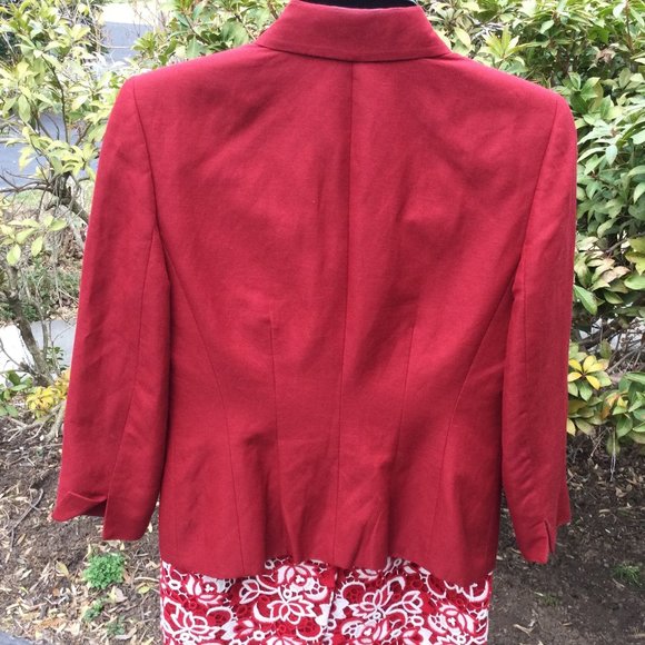 Kate Hill Solid Crimson All Seasons Jacket - Picture 2 of 2